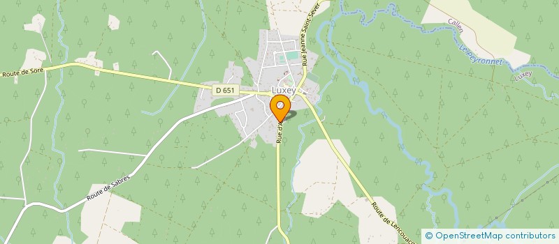 localisation de l'entreprise MONSIEUR EXPEDIT DAGER à LUXEY