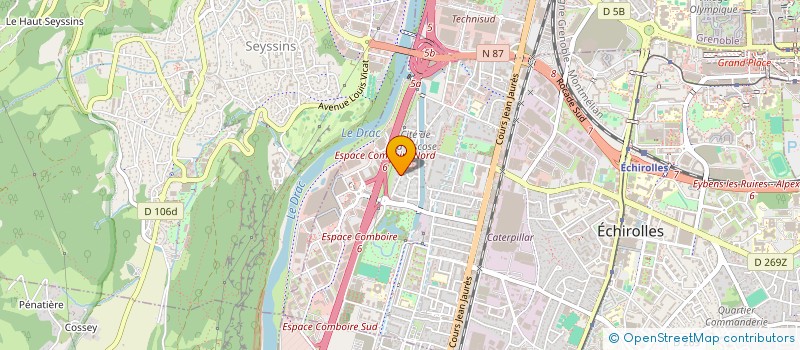 localisation de l'entreprise MONSIEUR EYIP BASCESME à ECHIROLLES