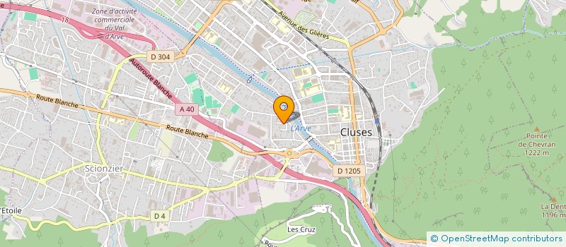 localisation de l'entreprise MONSIEUR EYMANN ARFAOUI  CLUSES