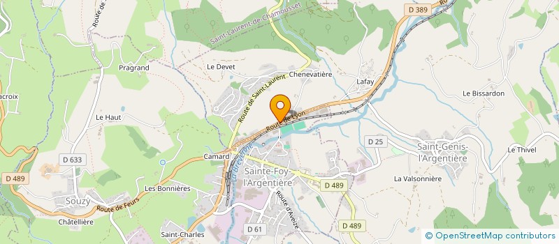 localisation de l'entreprise MONSIEUR EYMERIC BLANC  SAINT-GENIS-L'ARGENTIERE