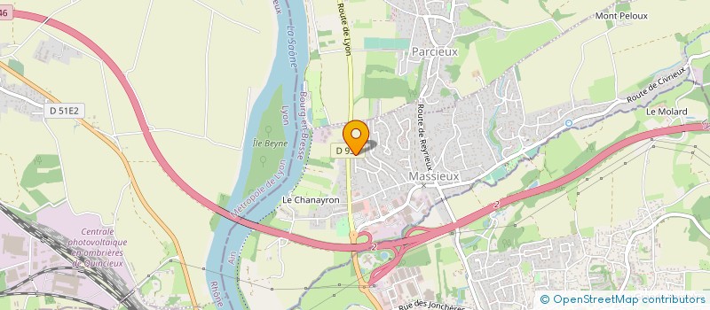 localisation de l'entreprise MONSIEUR EYMERIC FARGE  MASSIEUX