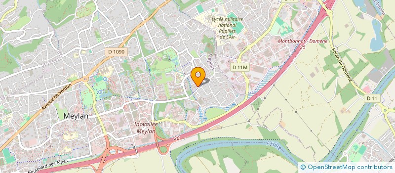 localisation de l'entreprise MONSIEUR EYMERIC IANNONE  MEYLAN