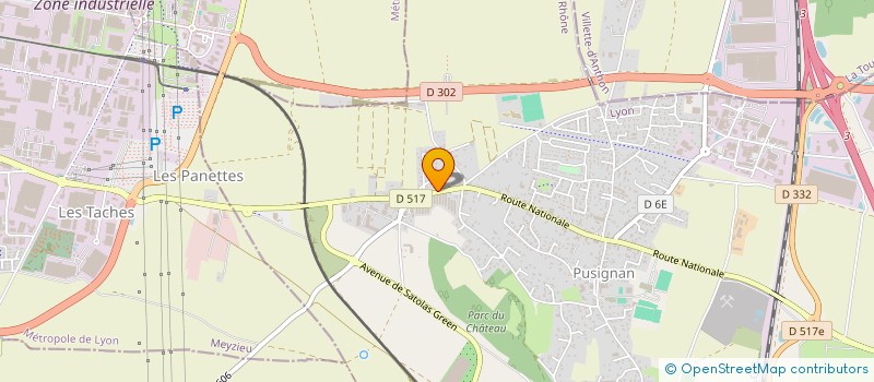 localisation de l'entreprise MONSIEUR EYMERIC PUIZON  PUSIGNAN