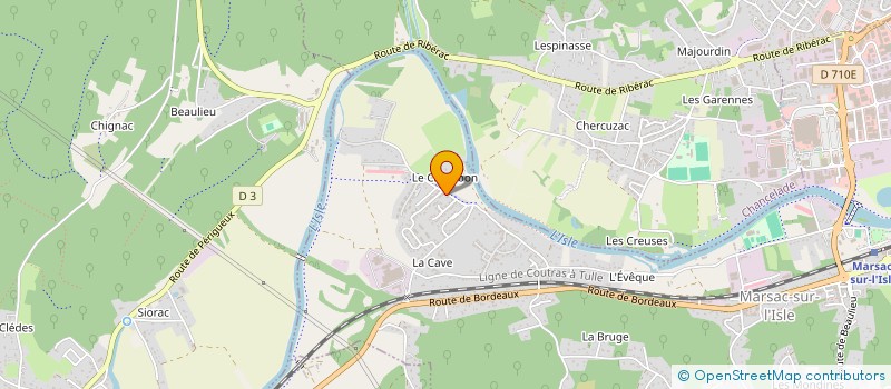 localisation de l'entreprise MONSIEUR EYMERIC RENAUDIN  MARSAC-SUR-L'ISLE