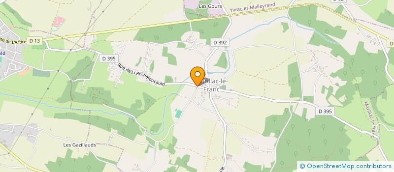 localisation de l'entreprise MONSIEUR EYMERIC ROUGIER à MOULINS-SUR-TARDOIRE