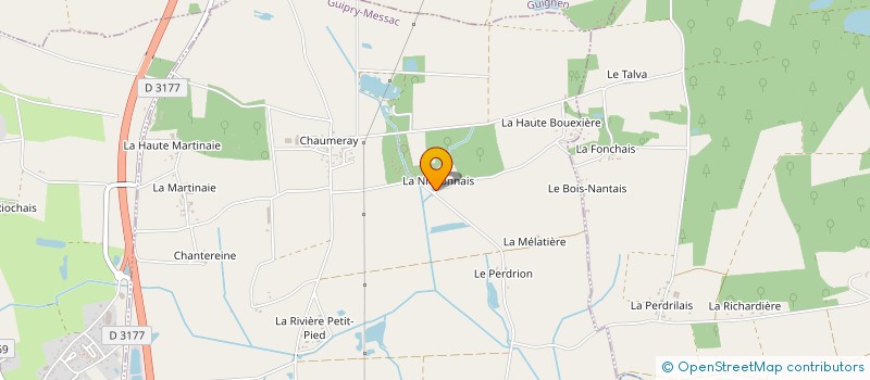 localisation de l'entreprise MONSIEUR EYMERIC VIEUVILLE  GUIPRY-MESSAC