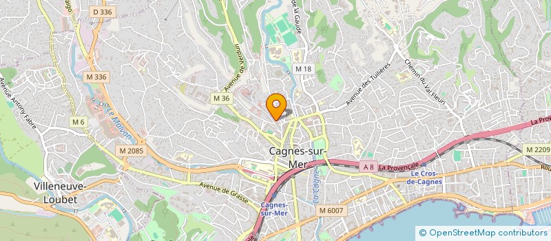 localisation de l'entreprise MONSIEUR EYROL ERRAIS à CAGNES-SUR-MER