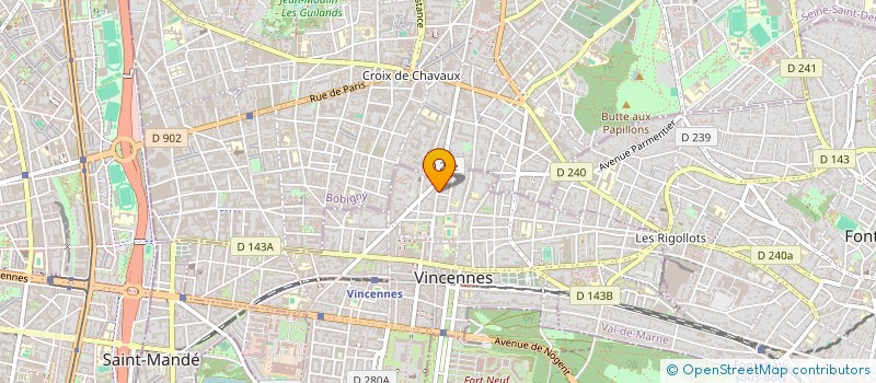 localisation de l'entreprise MONSIEUR EYTAN SAYADA à VINCENNES