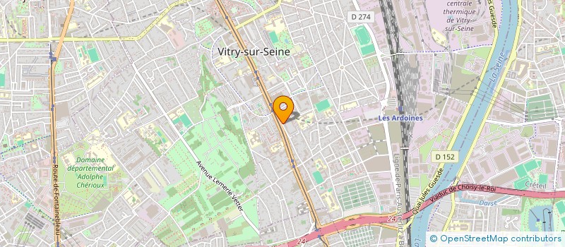 localisation de l'entreprise MONSIEUR EYU ALI  VITRY-SUR-SEINE