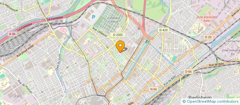 localisation de l'entreprise MONSIEUR EYUP GULER  MULHOUSE