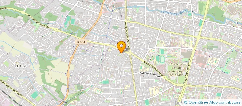 localisation de l'entreprise MONSIEUR EYVAN PEREIRA  BILLERE