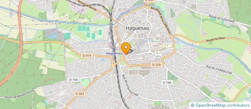 localisation de l'entreprise MONSIEUR EYYUB CICE  HAGUENAU