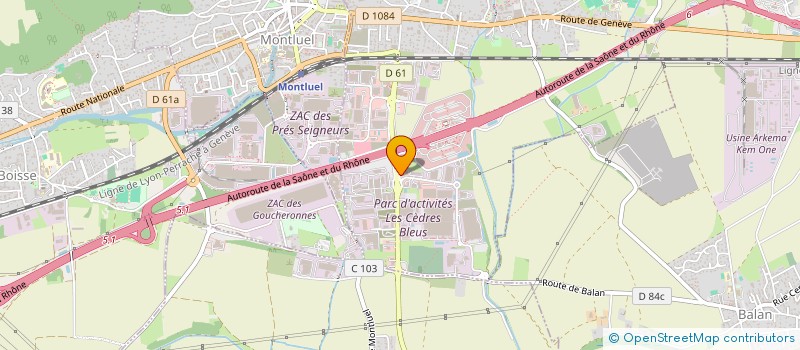 localisation de l'entreprise MONSIEUR EYYUB SARIKAYA  DAGNEUX