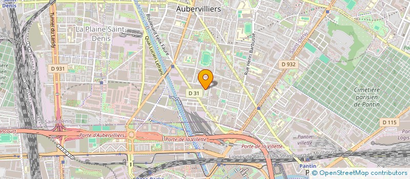 localisation de l'entreprise MONSIEUR EZ TAIEB  AUBERVILLIERS