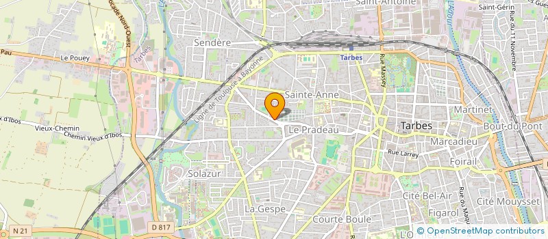 localisation de l'entreprise MONSIEUR EZADEN HASSAN HAROON  TARBES