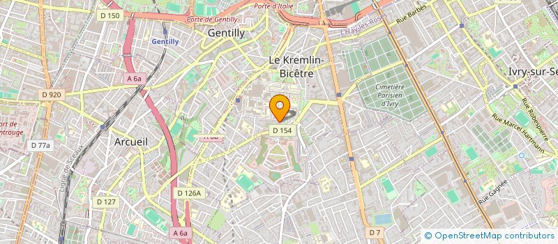 localisation de l'entreprise MONSIEUR EZAN AZOUAN  LE KREMLIN-BICETRE