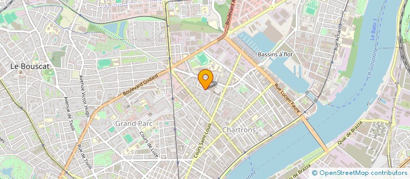 localisation de l'entreprise MONSIEUR EZANA ALEMU ABATE  BORDEAUX