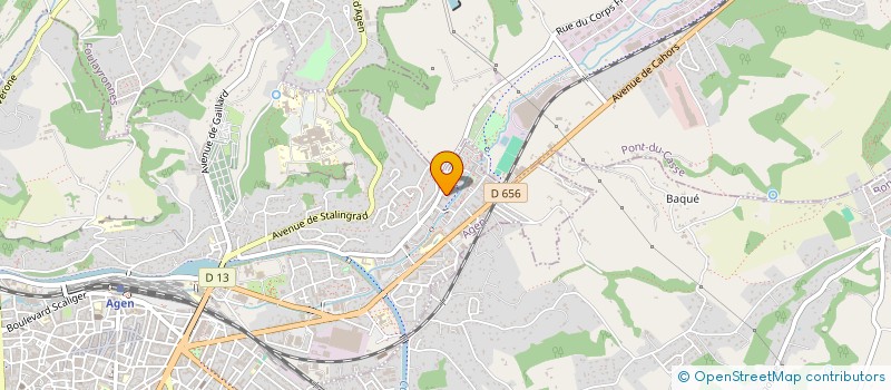 localisation de l'entreprise MONSIEUR EZATULLAH HABIBKHAN  AGEN