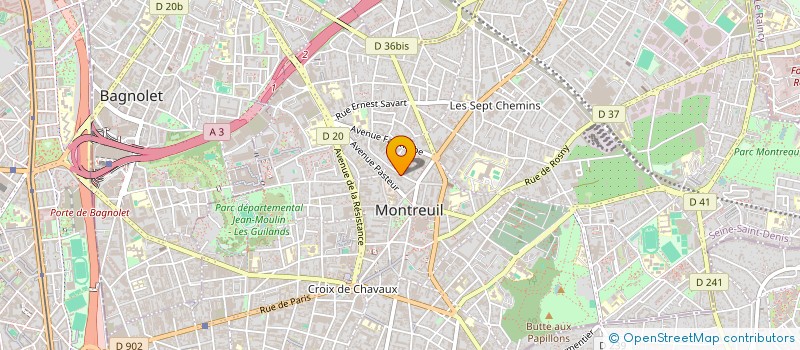 localisation de l'entreprise MONSIEUR EZATULLAH MULAKHIL à MONTREUIL