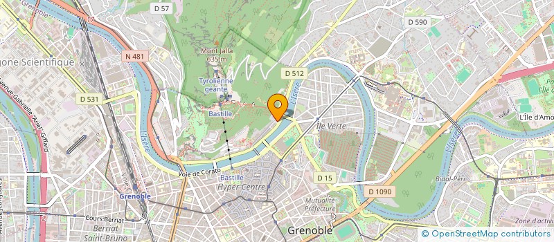 localisation de l'entreprise MONSIEUR EZATULLAH PAMIR  GRENOBLE