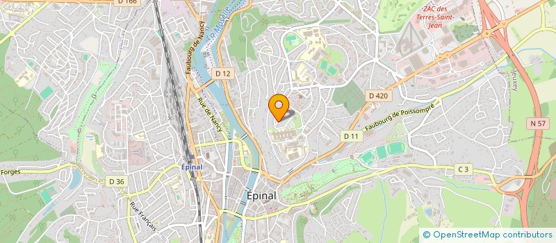 localisation de l'entreprise MONSIEUR EZATULLAH RAHEEMI  EPINAL