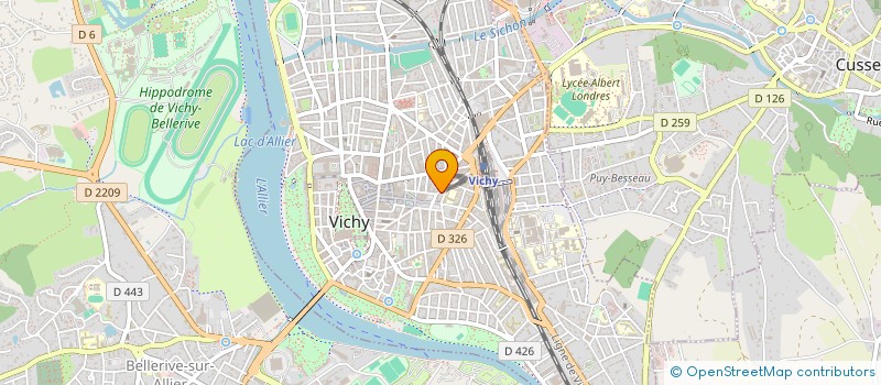 localisation de l'entreprise MONSIEUR EZATULLAH REZAEE  VICHY