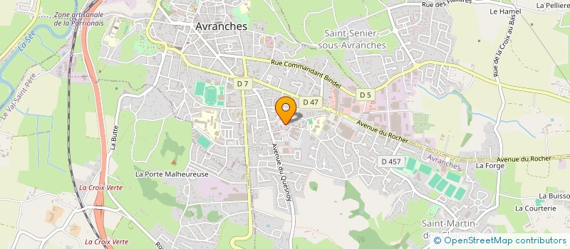 localisation de l'entreprise MONSIEUR EZATULLAH UTMANKHIL  AVRANCHES