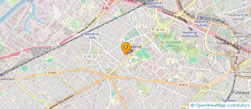 localisation de l'entreprise MONSIEUR EZDINE MEHROUG  NANTERRE