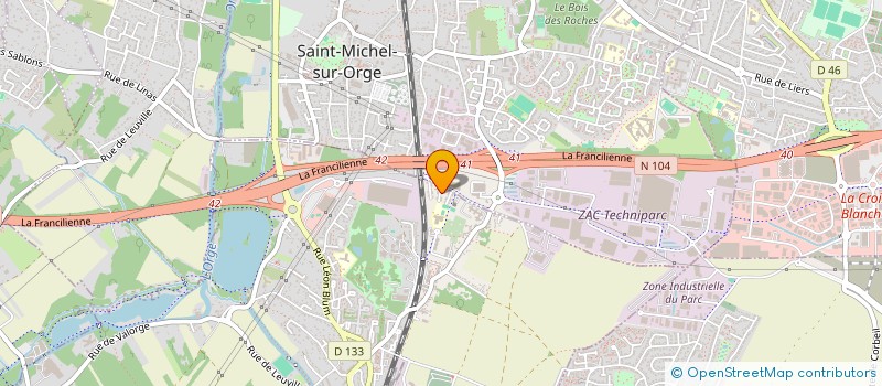 localisation de l'entreprise MONSIEUR EZECHIEL BEAU à BRETIGNY-SUR-ORGE