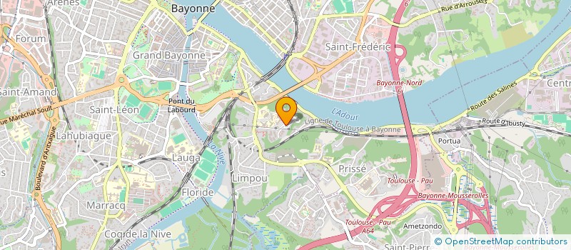 localisation de l'entreprise MONSIEUR EZECHIEL BOMPARD à BAYONNE