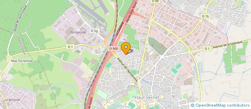 localisation de l'entreprise MONSIEUR EZECHIEL BOUSQUET  PERPIGNAN