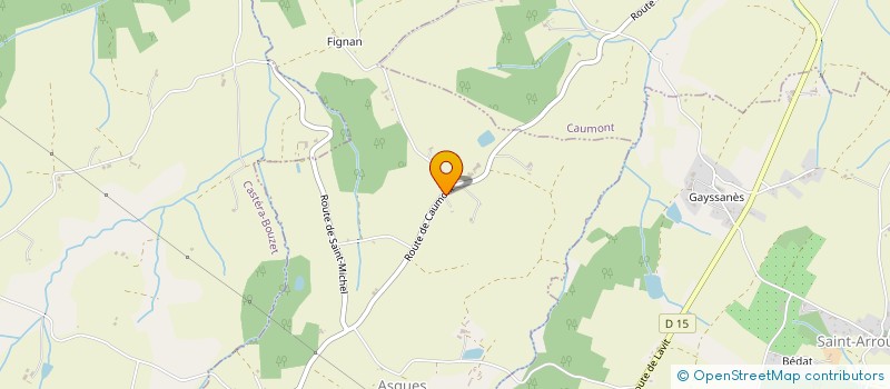 localisation de l'entreprise MONSIEUR EZECHIEL DEBARD  ASQUES