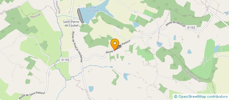 localisation de l'entreprise MONSIEUR EZECHIEL FOSTIER  PINEL-HAUTERIVE