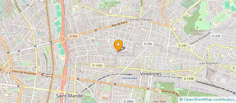localisation de l'entreprise MONSIEUR EZECHIEL PAILHES à MONTREUIL