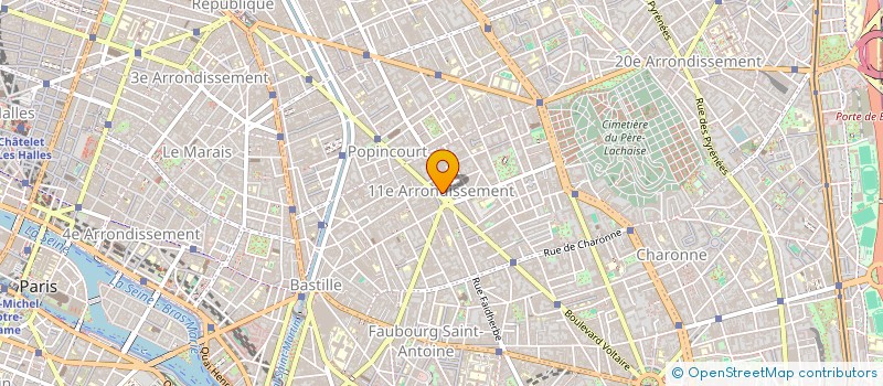 localisation de l'entreprise MONSIEUR EZECHIEL WELTY  PARIS