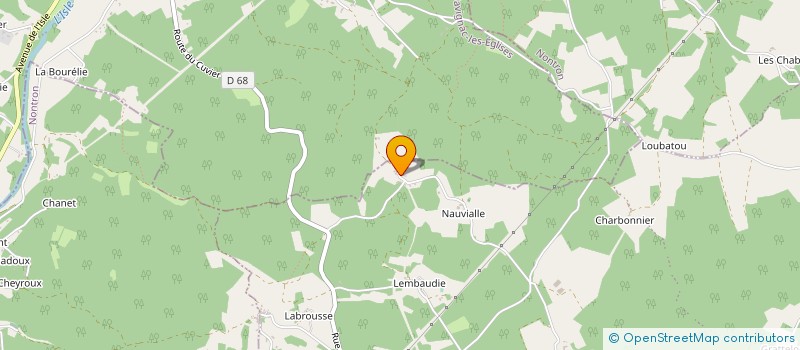 localisation de l'entreprise MONSIEUR EZECKIEL LESOEUR à CUBJAC-AUVEZERE-VAL D'ANS