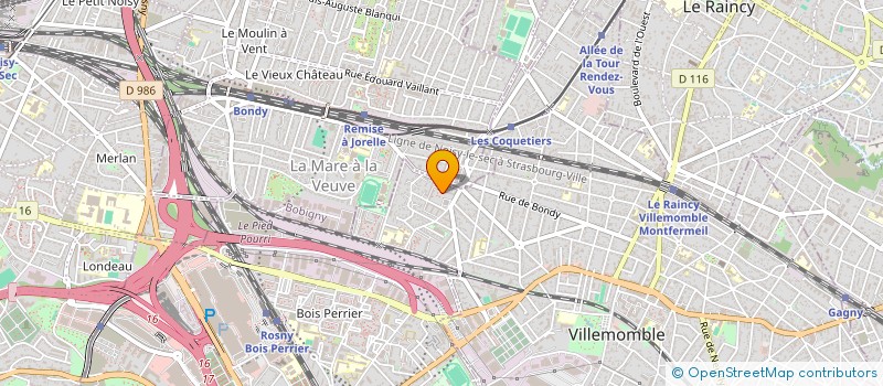 localisation de l'entreprise MONSIEUR EZEDDINE MARS  VILLEMOMBLE