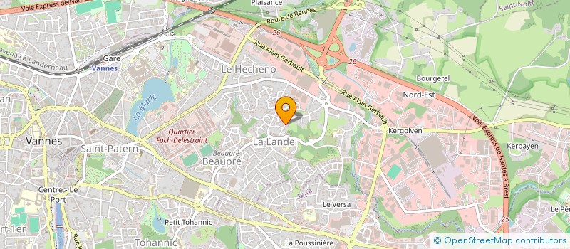 localisation de l'entreprise MONSIEUR EZEKIEL CLAUDI  VANNES