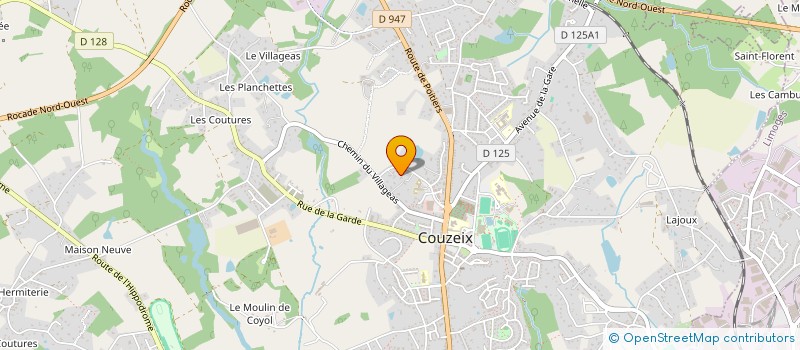 localisation de l'entreprise MONSIEUR EZEKIEL COUSSANTIEN à COUZEIX