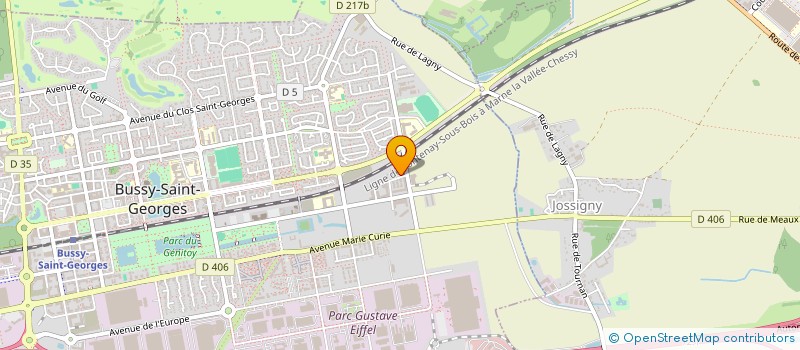 localisation de l'entreprise MONSIEUR EZEKIEL PABU MPENYI  BUSSY-SAINT-GEORGES