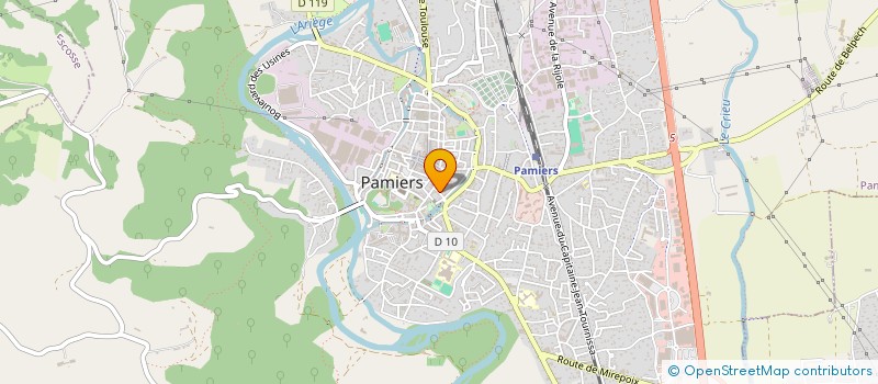 localisation de l'entreprise MONSIEUR EZEQUIEL PEREZ MANCEBO à PAMIERS