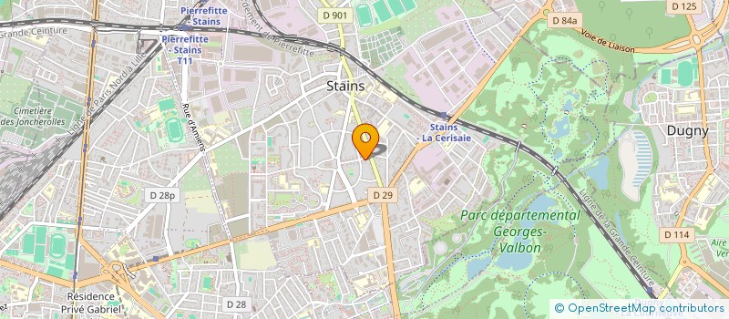 localisation de l'entreprise MONSIEUR EZERA OSIAS à STAINS