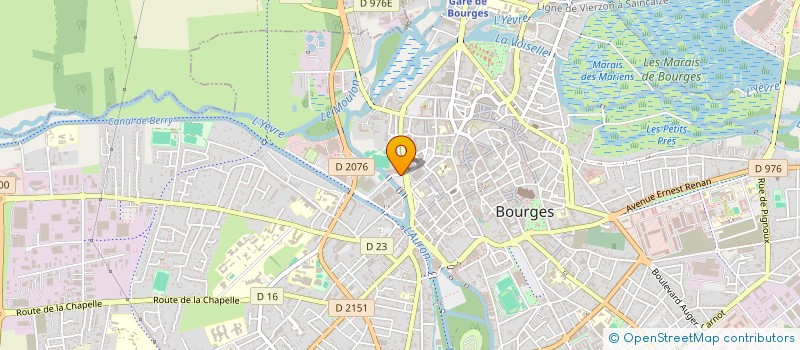 localisation de l'entreprise MONSIEUR EZHARULLAH MOHAMMAD  BOURGES