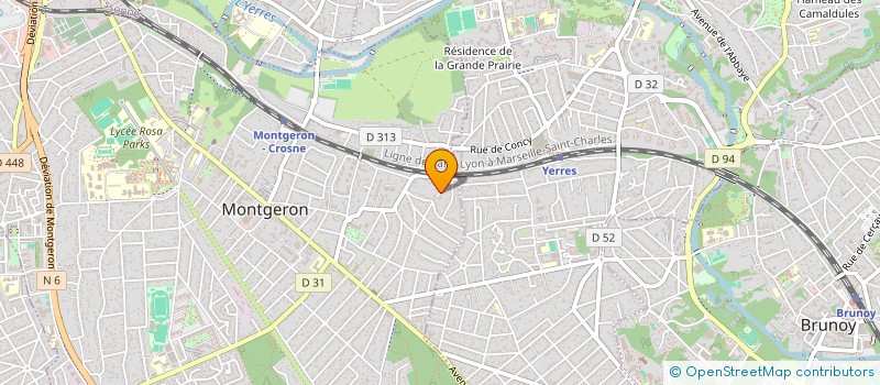 localisation de l'entreprise MONSIEUR EZHEN SHCHEDRIN à MONTGERON