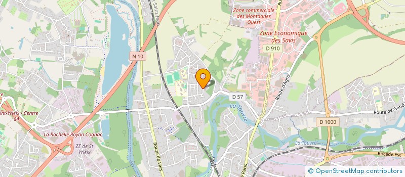 localisation de l'entreprise MONSIEUR EZMARAY MOHAMADI  GOND-PONTOUVRE