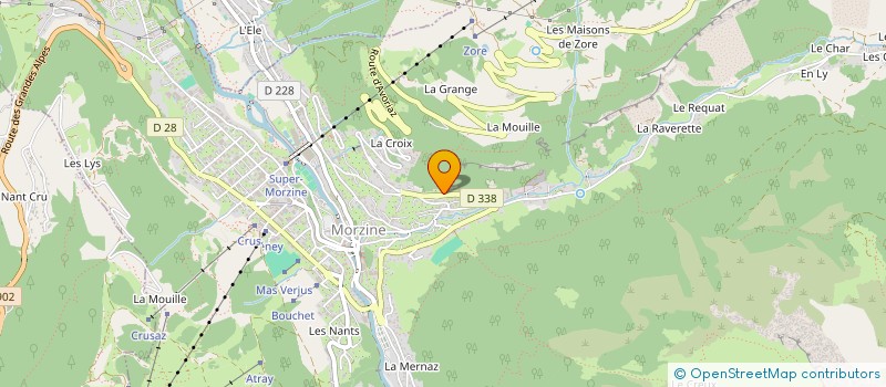 localisation de l'entreprise MONSIEUR EZRA SINCLAIR  MORZINE