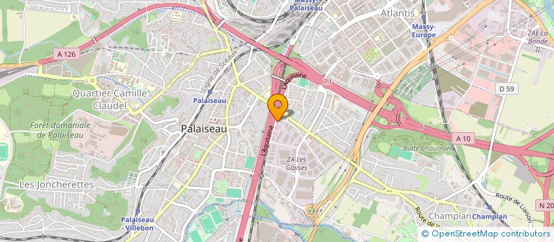 localisation de l'entreprise MONSIEUR EZZAT SHARLY WASSEF  PALAISEAU