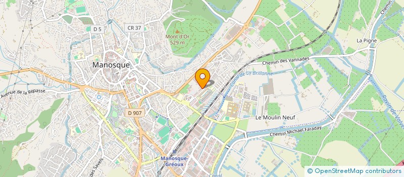 localisation de l'entreprise MONSIEUR EZZEDDINE GHADGHADI à MANOSQUE