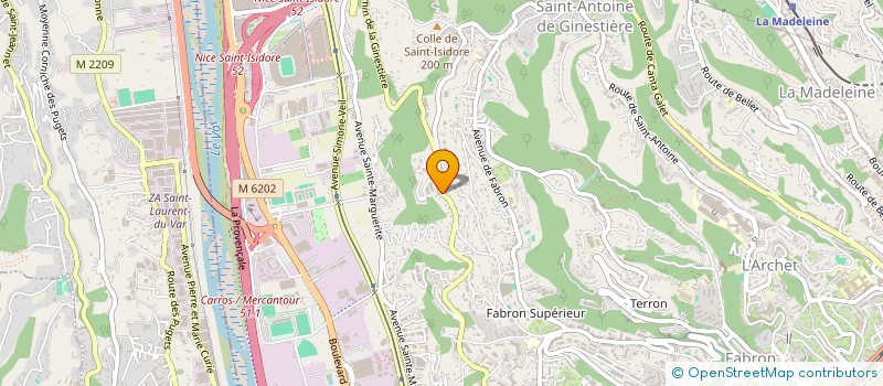 localisation de l'entreprise MONSIEUR EZZEDINE BOUKADIDA  NICE