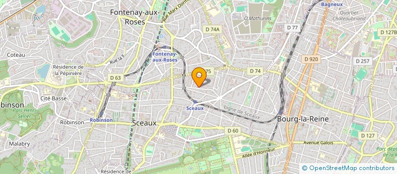 localisation de l'entreprise MONSIEUR EZZEDINE KNIS à SCEAUX